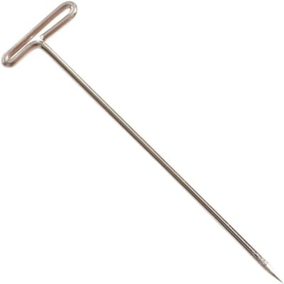 Pruik T-Pins - Naalden voor Pruiken - Pruiken Stylen - Roestvrij Staal - 100 Stuks 53MM - Zilver