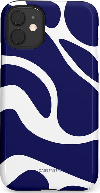 Casetastic Hoesje Geschikt voor Apple iPhone 11 - Stijlvolle Beschermende Duo-layer Case - Zeebries Golven