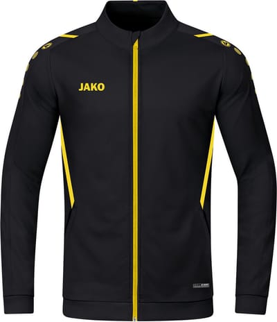 Jako Challenge Polyestervest Heren - Zwart / Citroen | Maat: S