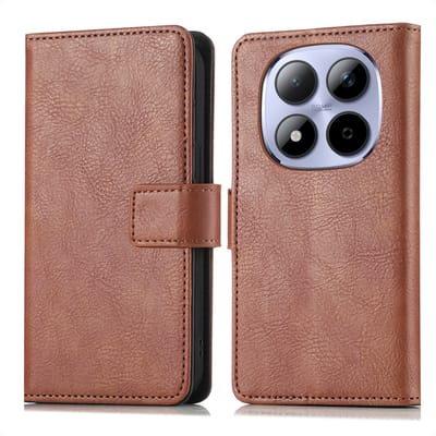 imoshion Hoesje - Geschikt voor Xiaomi Redmi Note 15 Pro (5G) - Luxe Bookcase - Bruin