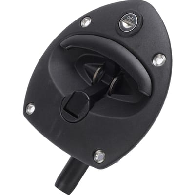 Camper Generator Deurklink T-Handvat met 2 Sleutels 0406 0972 01 Handige Bediening Vervanging voor Cummins Generator black