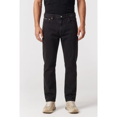 Calvin Klein Slim Straight Jaguar Jeans Jaguar Black Taglia: W31L32 | Jeans Slim Fit Outlet | Uomo | Nero