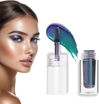 Allecto Plus - Glitter Oogschaduw in Turquoise - Langhoudende