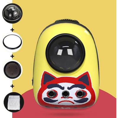 Kattenrugzak Kattendraagzak Dikke Kat Tas Ademend Transport Reisrugzak Hond Ruimte Capsule Huisdier Capsule Astronaut Rugzak Voor Huisdieren L