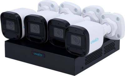 Uniarch netwerkcamera set 4x IP-camera en 8 kanalen PoE NVR