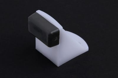 Schuifdeur Stopper Deurstop Kunststof Wit 22x16x24 mm
