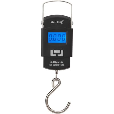 WeiHeng WH-A25 Oplaadbare draagbare elektronische weegschaal LCD-scherm Bagageweegschaal Meerdere eenheden veelkleurig