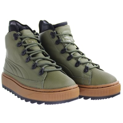 PUMA De Ren Burnt Olive herenschoenen