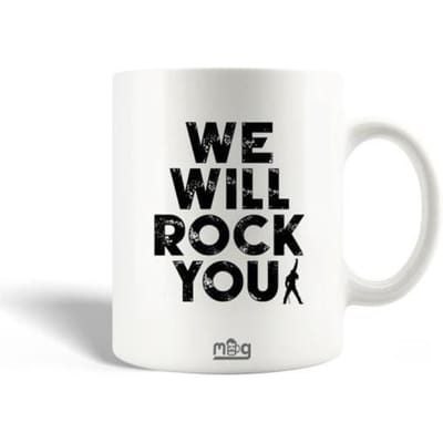 Mug en Céramique The Queen We Will Rock You Logo News of the World 1977