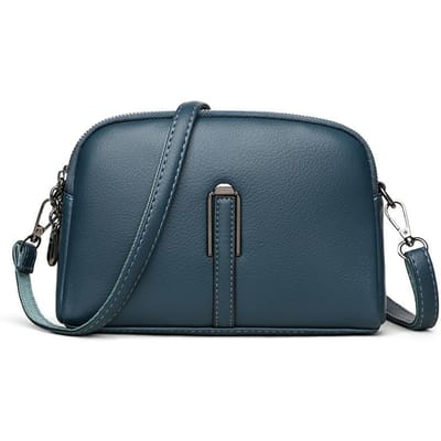 Echt lederen damestas handtas 2024 Luxe koe lederen dames schoudertas crossbody tas mode vrouwelijke messenger kleine telefoontas gray
