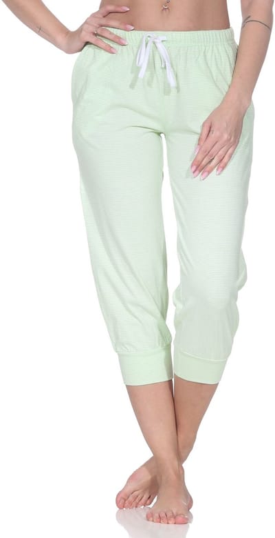 Dames pyjama Capri broek 3/4 lengte - Mix & Match - perfect te combineren