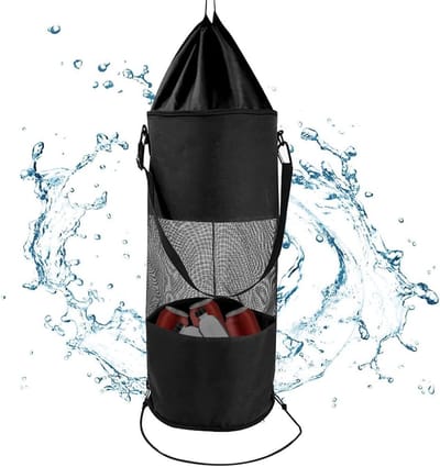 ByShane - Verzamelbags Opbergzak Draagbare Wasmand Zwarte Opbergruimte Organizer