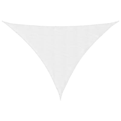 Zonnescherm - Schaduwdoek Driehoekig - 3x4x4 m - Waterdicht Oxford Stof - UV-bescherming - Wit