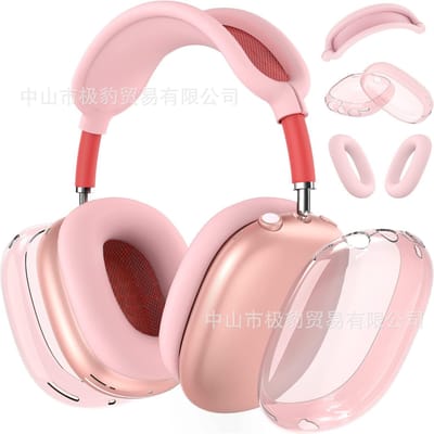 Geschikt voor Apple Airpodsmax oortelefoon beschermhoes headset driestuk oortelefoon schaal TPU