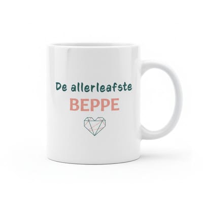 De Allerliefste Beppe Keramische Mok 330 ml – Liefdevol Cadeau voor Oma Koffie- en Theemok