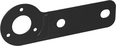 ProPlus Stekkerdooshouder - Metaal - Zwart - 21.8 x 7.6 cm - Voor 7 en 13-polige stekkerdozen