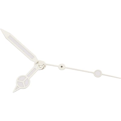 Lichtgevende Horlogewijzers Uur Minuut Seconde Wijzers Horloge Accessoires voor 8200 UurwerkZilver white