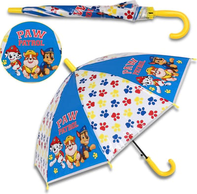 Paw Patrol Marshall, Rubble en Chase Kleurrijke automatische paraplu, voor een jongen