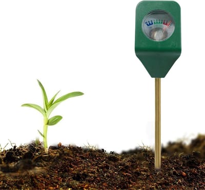 Bodemtester - Grondmeter pH - Planten Verzorgen - 3-in-1 Meting - 20 cm - Groen