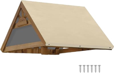 Speeltoren Dak - Speelhuizen Overkapping - Buiten Spelen - Waterdicht UV-bescherming - 132x228 cm - Blauw Groen Geel