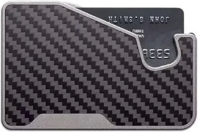 Nieuwe RFID Tracker Metalen Portemonnee – Ultra Dun CNC Creditcard Houder, Informatiekaartsleeve, Cashback Card Holder – Veiligheid & Anti-diefstal