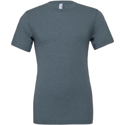 Bella+Canvas Unisex Triblend Crew Neck T-Shirt CV3413 - Denim Triblend (Heather) - XS