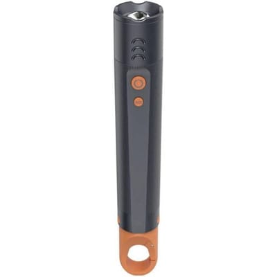 Hama Zaklamp - FLX600 - 600lm - incl. 3x AAA batterijen - Alumimium - 4 standen + SOS - Zoom - Karabijnhaak - Zwart