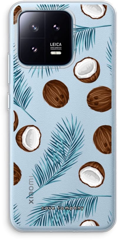 Case Company® - Hoesje geschikt voor Xiaomi 13 Pro hoesje - Kokosnoot - Soft Cover Telefoonhoesje - Bescherming aan alle Kanten en Schermrand