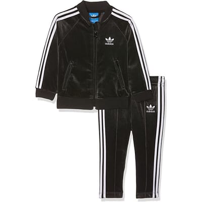 Adidas Velours Zwart Trainingspak