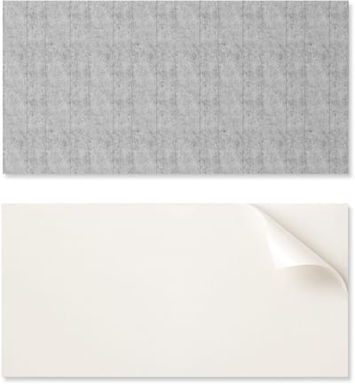 Zelfklevend vinylpaneel met decoratieve print, 100x50 cm, betontextuur met tekeningen.