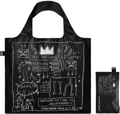 LOQI Bag Large - Crown Black Metallic
