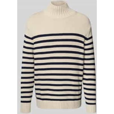 Relaxed fit col-pullover van puur katoen model 'BRETON'