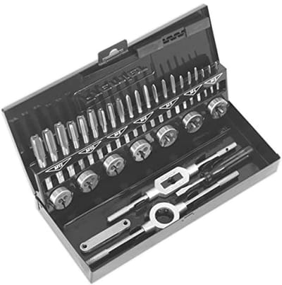 Tap- en Matrijzenset 32-delig - HSS Metrisch Set voor M3 tot M12
