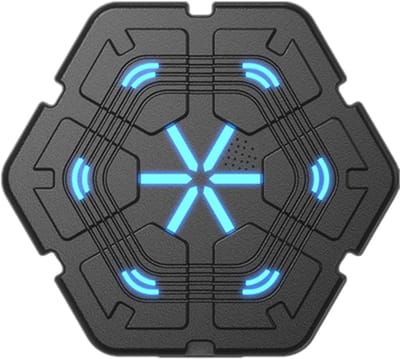 Boksmachine met Muziek - Digitale Stootkussens - Thuis Workout - Wandmontage Muziek Sync - 40x40cm - Zeshoekig Doelwit
