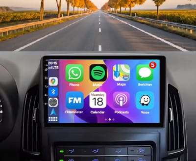 Autoradio 4/64 met Carplay en Android auto | Geschikt voor Hyundai i30 2006-2011 | Radio scherm met Navigatie | 2006 2007 2008 2009 2010 2011