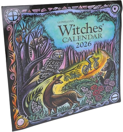 Dailygoods- Heksenkalender 2026 - Dagelijkse Magische Planner - Astrologische Inzichten - Maanfasen - Zaaien/Oogsten - Premium Afdrukken - Kalender