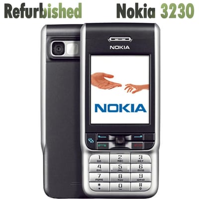 Gerenoveerde Nokia Originele Nokia 3230 Mobiele Telefoon Met 1 SIM Simple Set zwart