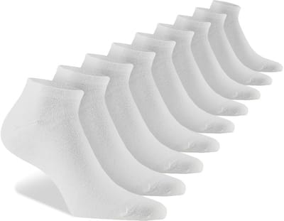 Calzera Premium Modal Sneakersokken - Modal Enkelsokken - Multipack 9 Paar - Duurzaam - Superzacht, Ademend & Naadloos - Ultiem Comfort - Dames & Heren - Wit- Maat 35-38