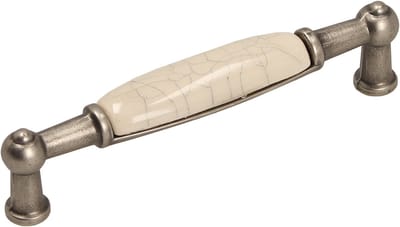 Gamet MLK-4 Serie - Meubelgreep - Porselein en Patinering - Retro Stijl - 96mm