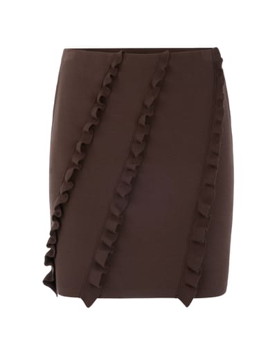 Marccain Rok Rokken Donkerbruin Bc 71.15 M23