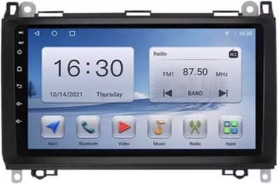 Autoradio geschikt voor MB A/B-klasse/Viano/Vito/Sprinter/Volkswagen 2G+32G Draadloos CarPlay/Auto/WIFi/RDS/NAV