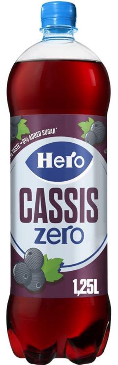 Hero Cassis Zero - Frisdrank - 6 x 1,25L