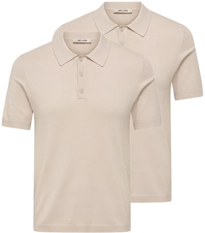 Only & Sons Heren poloshirt 2 pack Wyler
