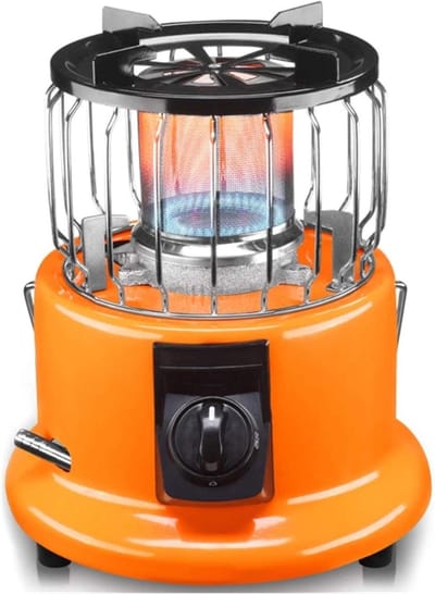 Terrasverwarmer - Buitenverwarming - Verwarmen van buitenruimte - Roestvrij staal - 2 kW - Zilverkleurig