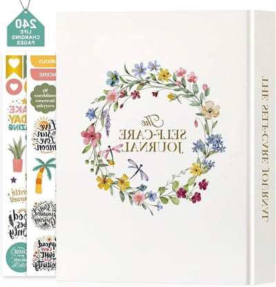 Zelfzorg Journal voor Vrouwen, Dagelijkse Reflectie en Dankbaarheid Planner, 5 Minuten Mentale Gezondheid Notitieboek, Zelfliefde en Welzijn