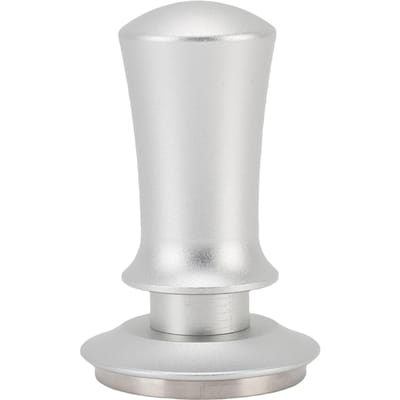 51mm Koffietamper 304 Roestvrij Staal Automatisch Gekalibreerd Koffiemalen Tamper Gereedschap met Schaal L(for 6.5-9kg) zilver
