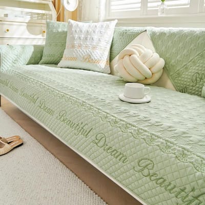 Verdikken Katoen Bankkussen voor Woonkamer Bank Handdoek Mat Antislip Bankovertrek L Hoekbank Handdoek Zitkussen Huisbescherming 1pc 45x45 pillowcase