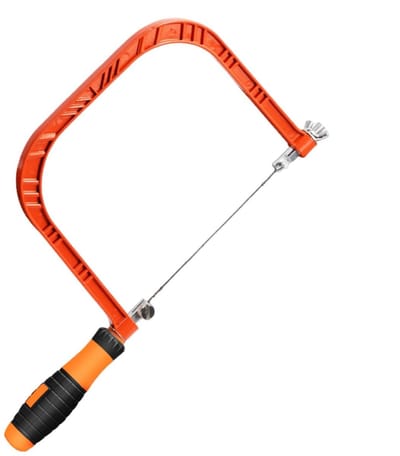 Decoupeerzaag Hout - Handzaag Figuurzaag - Houtbewerking Precisie - Antislip Handgreep - 31 cm Lengte - Zwart