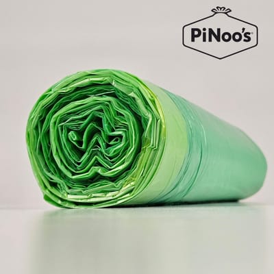 Groene Vuilniszakken 60 Liter | 5 rollen à 20 zakken - Trekband | HDPE-plastic | 18 My | 64x71 cm - Gekleurde vuilniszakken 60L, Groene trekband zakken, Groene afvalzak + trekband (06407108318)
