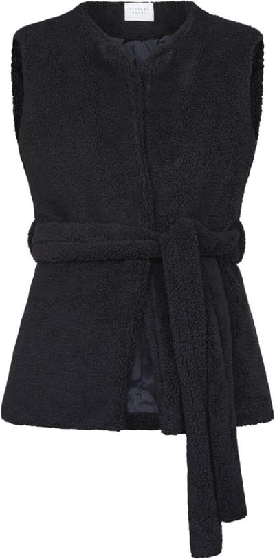 SISTERS POINT Guca-l.ve Dames Gilet - Black - Maat XL